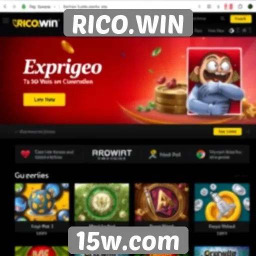 Novidades na interface do site RICO.WIN impressionam usuários