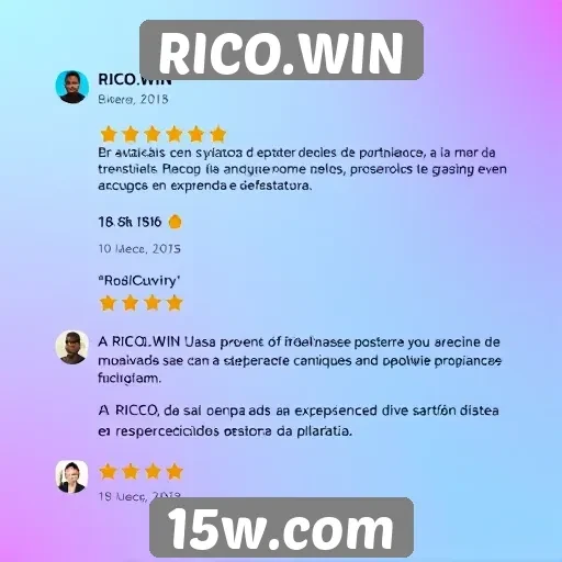 Avaliações de usuários sobre RICO.WIN são positivas